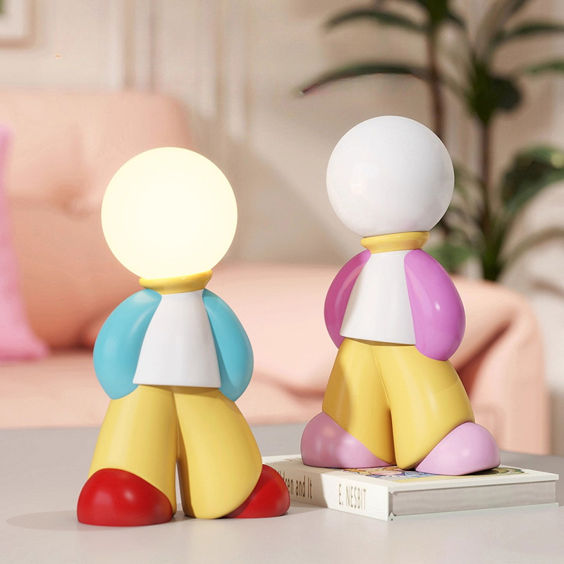 Resin Art For Anniversary Gift - Dopamine Creative Character Statue Art Ornament