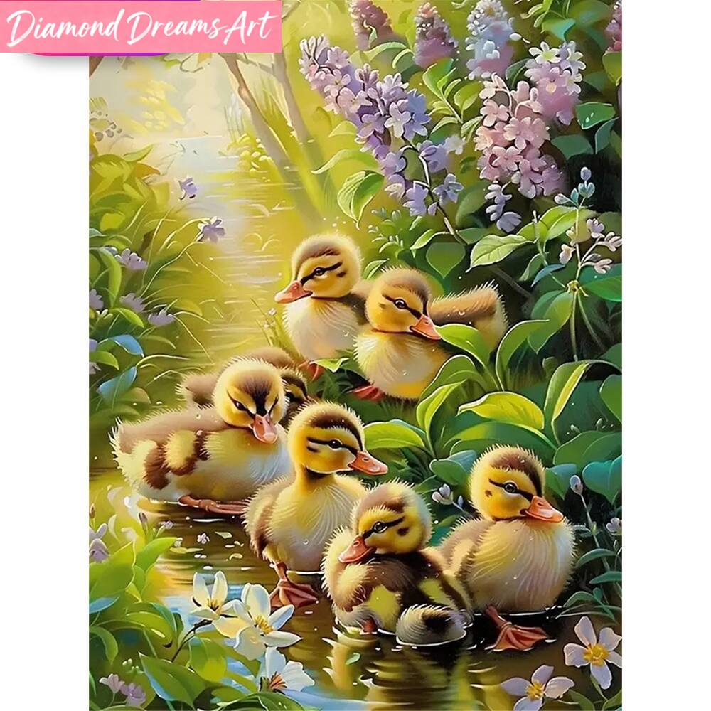 Resin Art For Kids - Frameless, 5D DIY Diamond Painting Duck
