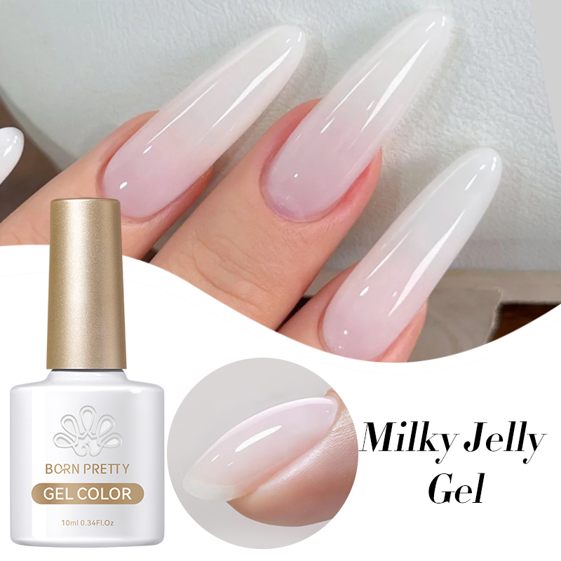 Resin Art Varnish - BORN PRETTY 10ml Milky Jelly White