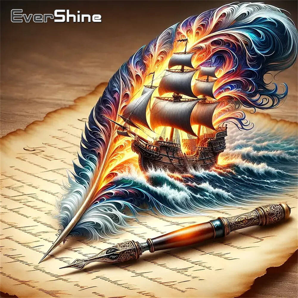 Resin Art For Beginner - Evershine Full Square Round Diamond Mosaic