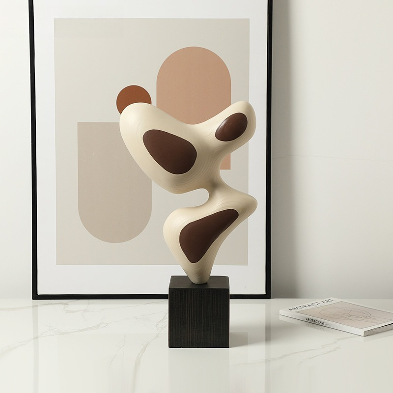 Resin Art Instagram - Modern Instagram-Style Creative Line-Art Wood-Grain Floor