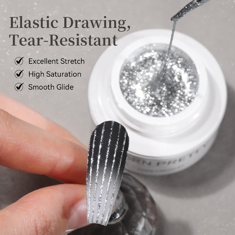 BORN PRETTY 5 ml Sparkly Silve - Resin Art Price review and price