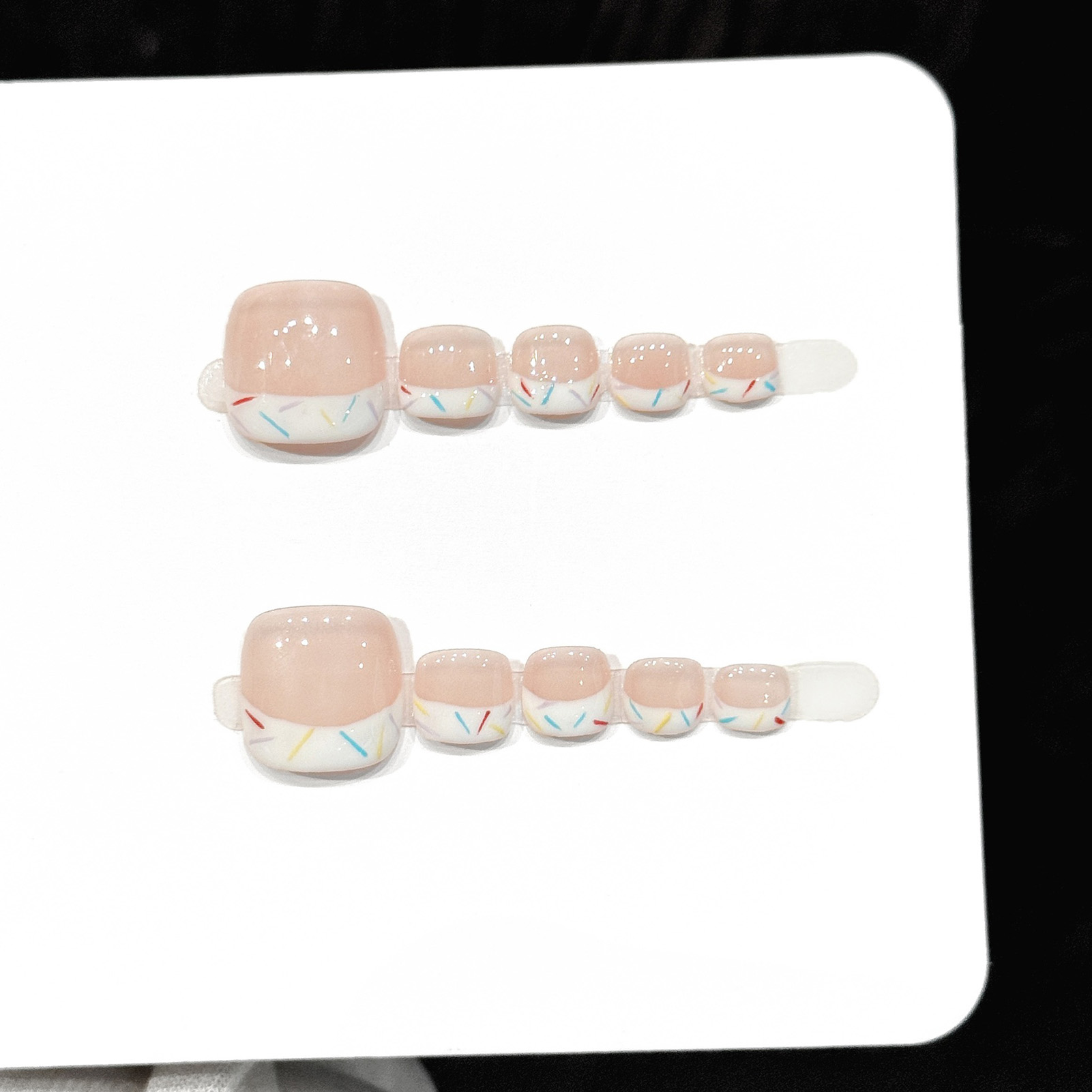 10pcs French Style Toenail Tip - Resin Art Online review and price