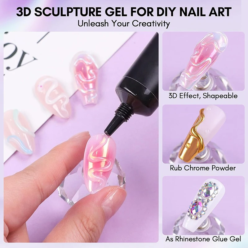 30ML No Wipe Sculpture Gel In  - Resin Art Youtube review and price