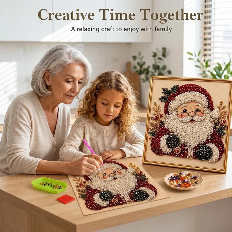 Christmas Pearl Diamond Painti - Resin Art Frame review and price