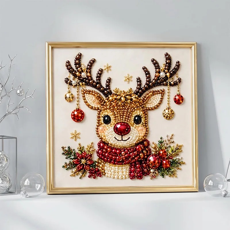 Christmas Pearl Diamond Painti - Resin Art Frame review and price