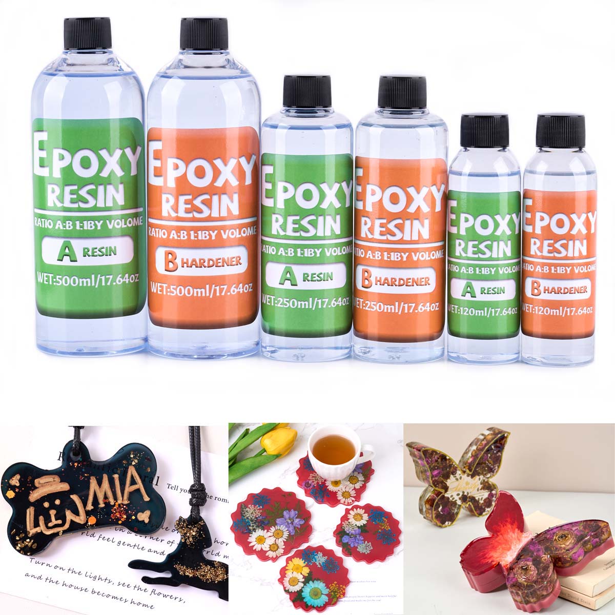 1:1 Ratio Epoxy Resin Kit Anti - Resin Art Kit With Molds review and price
