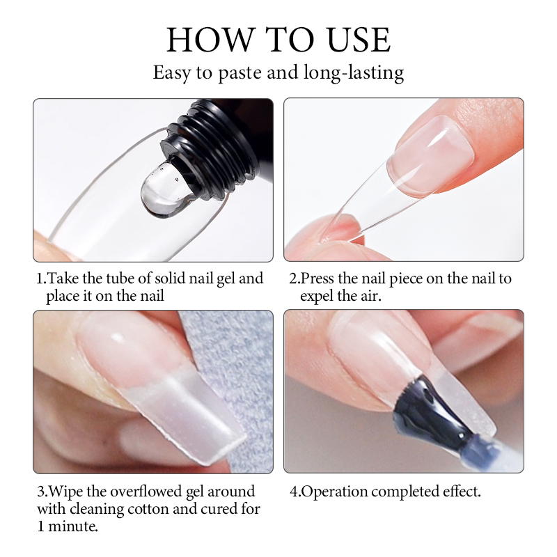 1/2/3pcs 20ml Solid Nail Glue  - Resin Art Youtube review and price