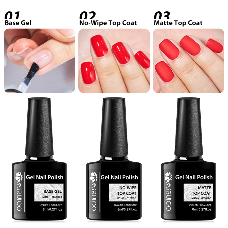 MSRUIOO 8ml Base Top Coat Gel  - Resin Art Varnish review and price