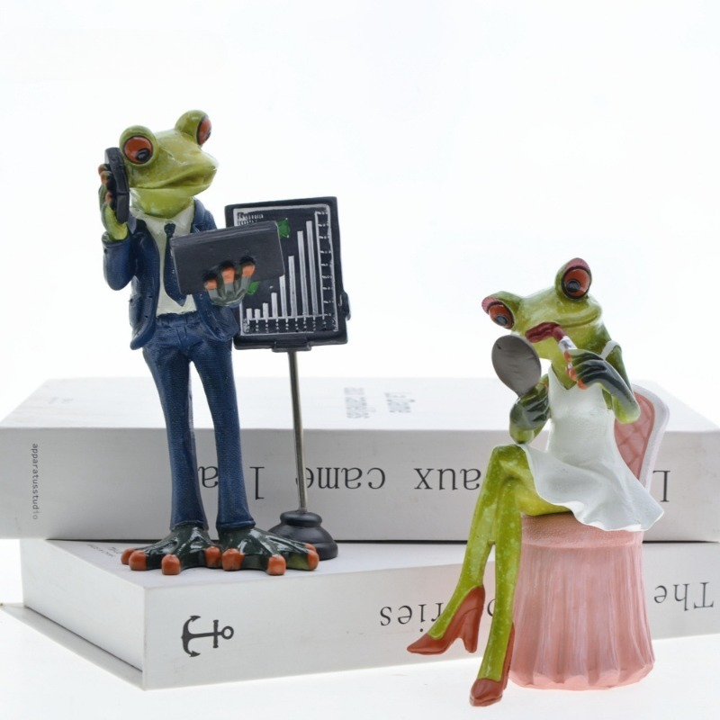 Business Couple Frog Resin Ani - Resin Art Business review and price