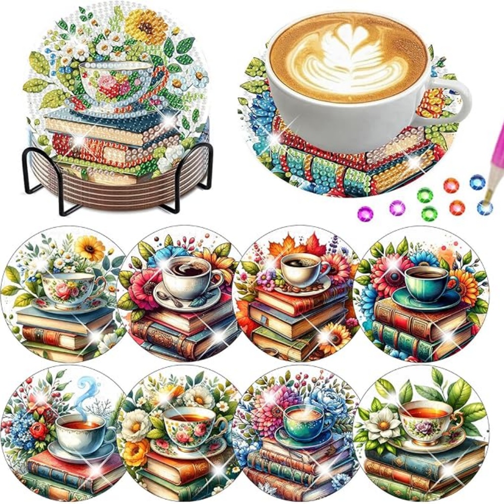 8PCS/DIY Diamond Art Painting  - Resin Art For Beginner review and price