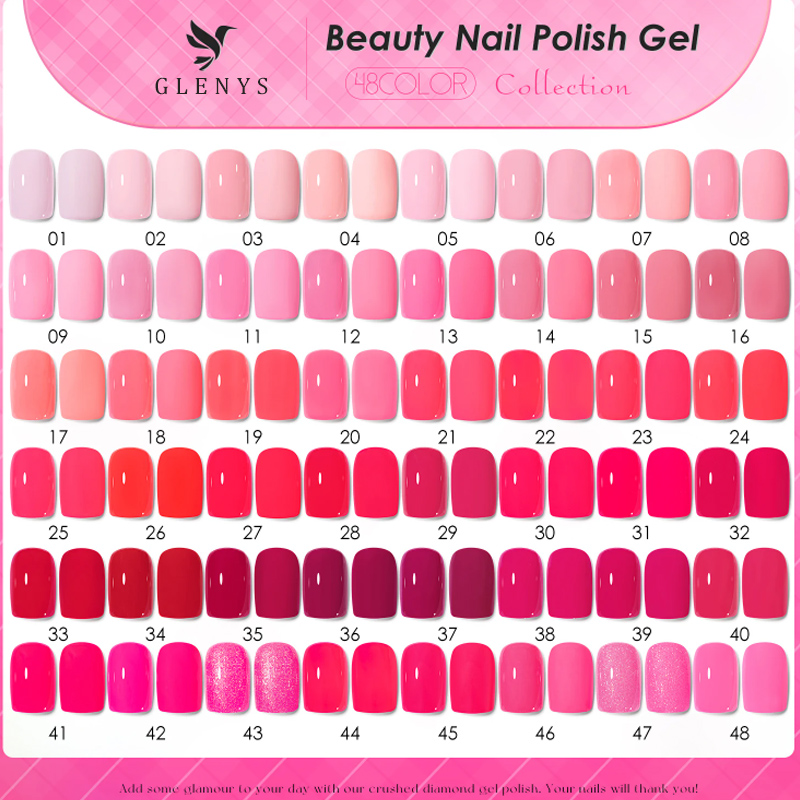 Glenys 48 Color nail polish Ge - Resin Art Learning review and price