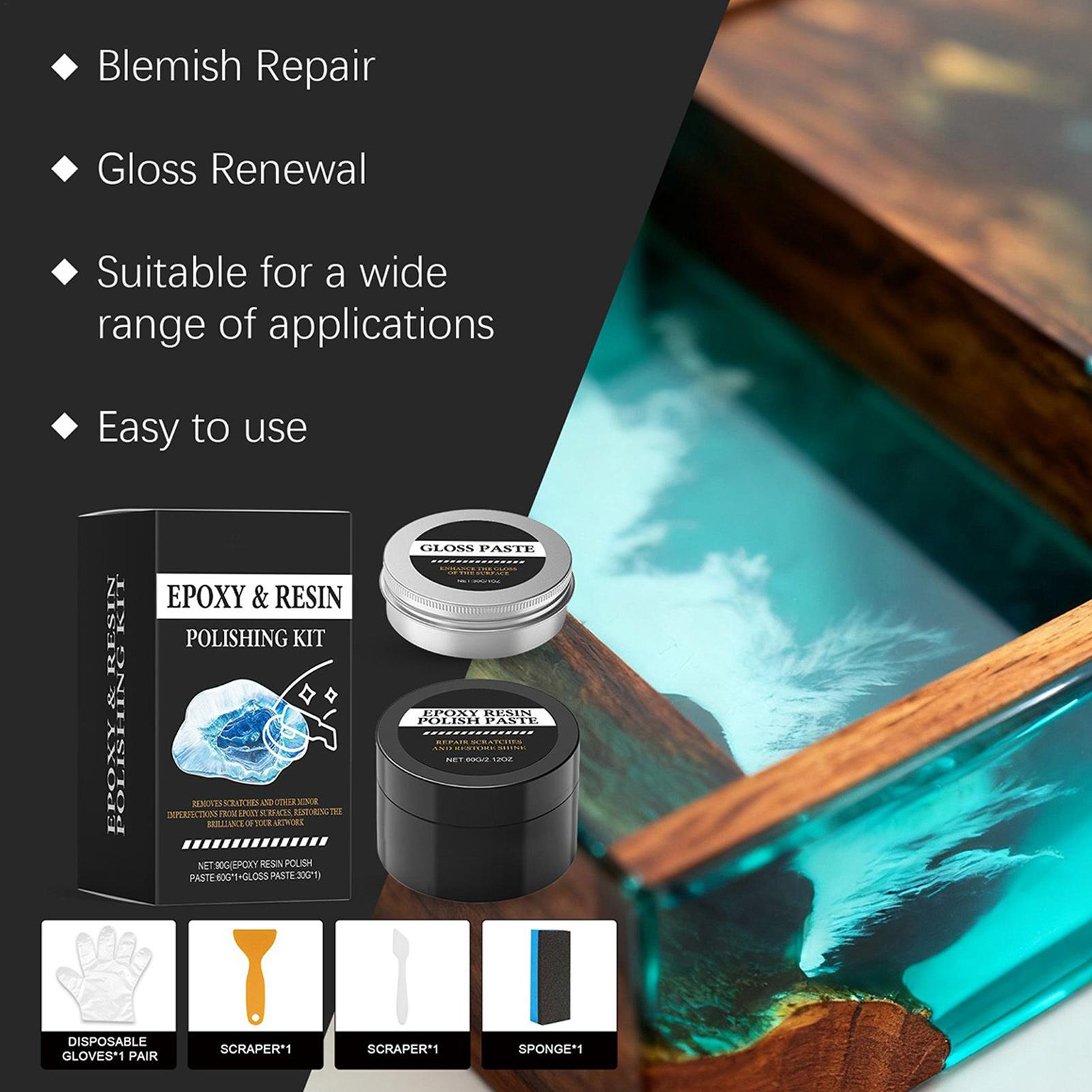 Epoxy Resin Polishing Kit - Cr - Resin Art For Beginner review and price
