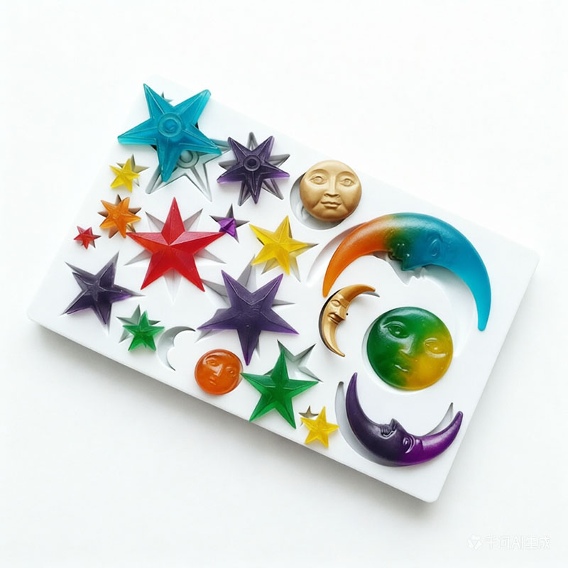 Sun Face Moon Stars Polymer Cl - Resin Art Kit With Molds review and price