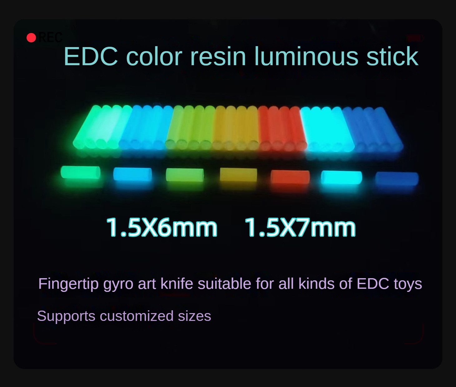 Not tritium 1.5 × 6mm 1.5 x 7m - Resin Art Youtube review and price