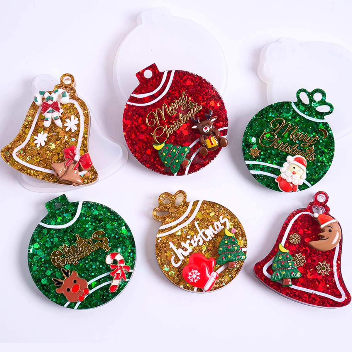 Xmas Tag Pendant Silicone Mold - Resin Art Kit With Molds review and price