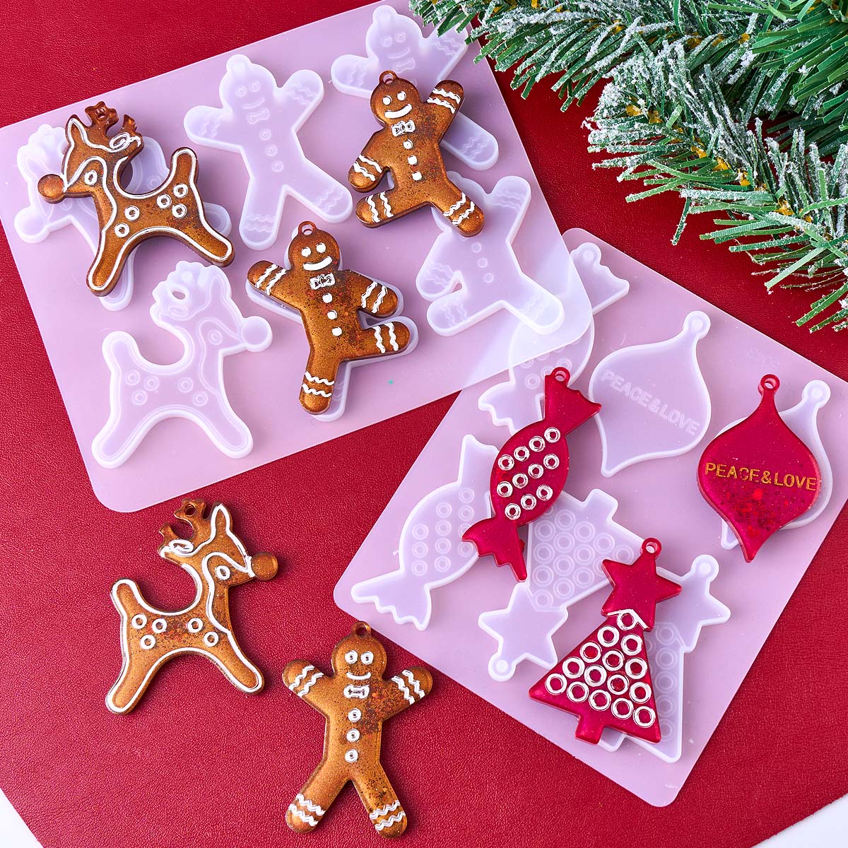 Christmas Series Earrings Pend - Resin Art Kit With Molds review and price