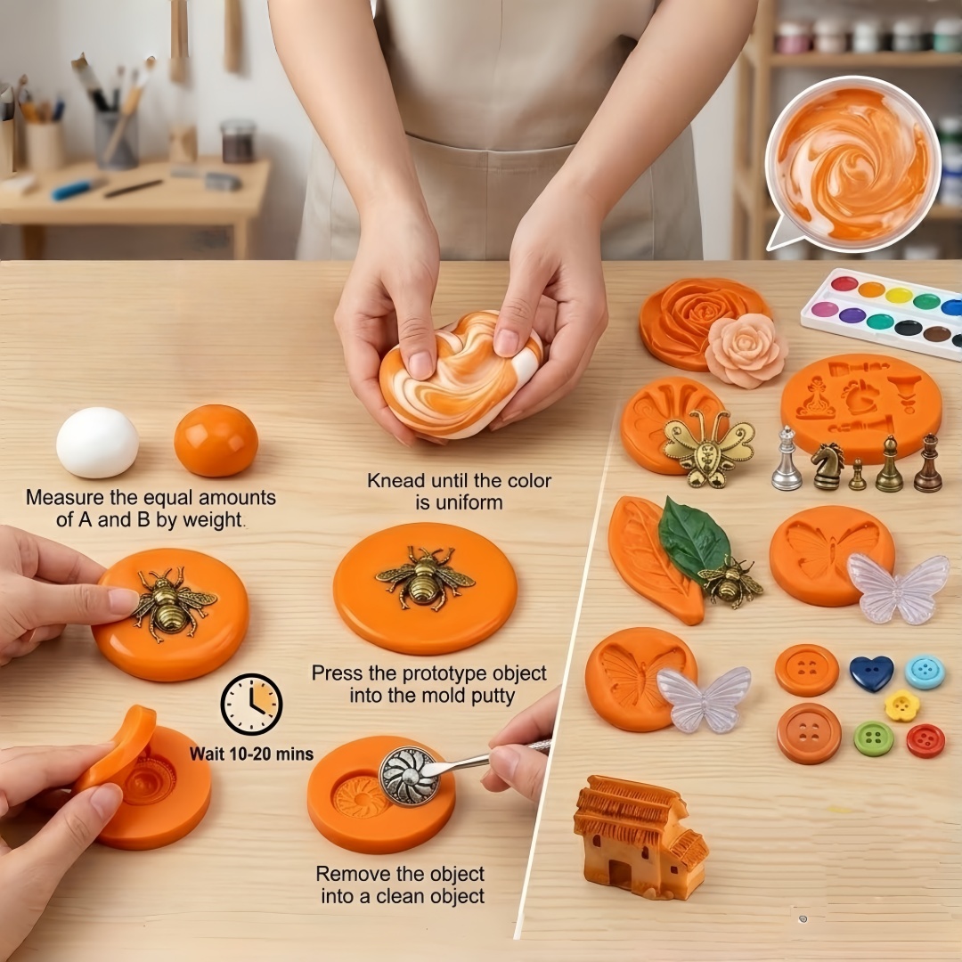 Silicone Putty DIY Crafting Se - Resin Art Kit With Molds review and price