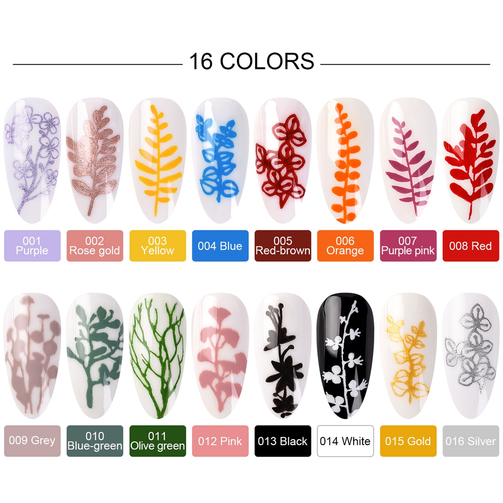 KADS Stamping Gel Polish 8ml G - Resin Art Youtube review and price