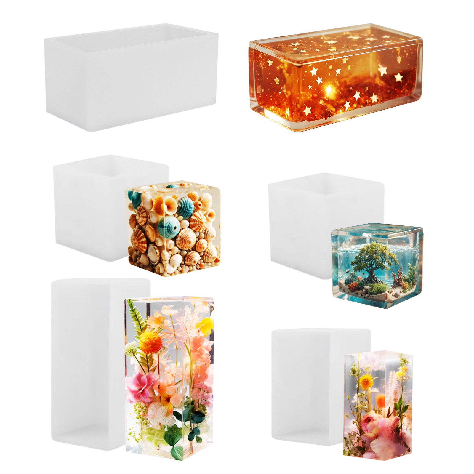 Epoxy Casting Mold Silicone Mo - Resin Art Kit With Molds review and price