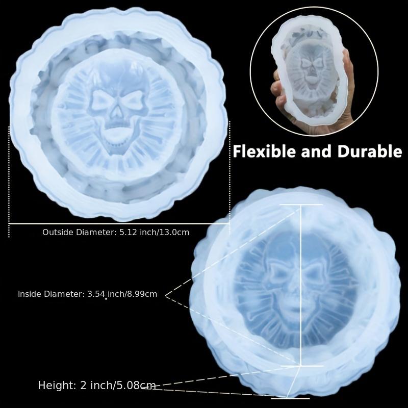 Ashtray mold, skull DIY craft  - Resin Art Kit With Molds review and price