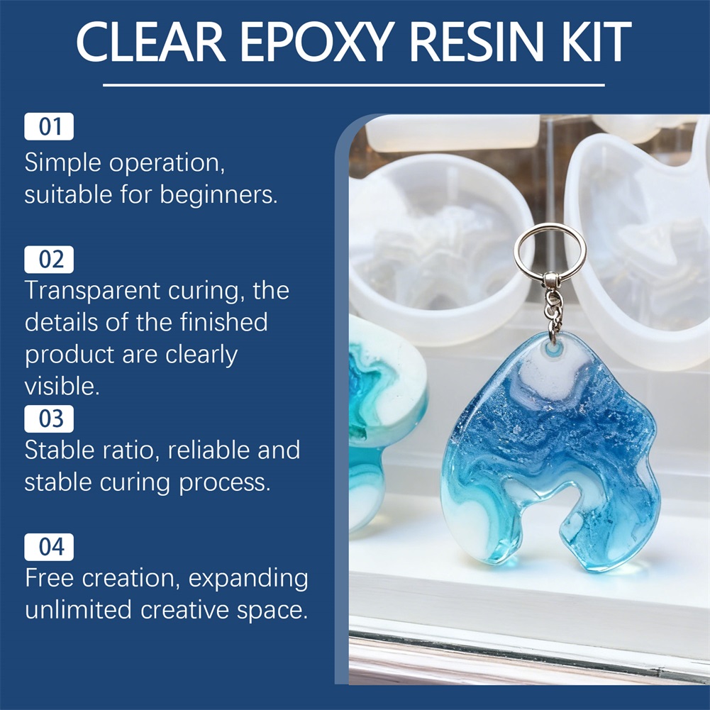 DIY Crystals Clear Epoxys Resi - Resin Art Kit With Molds review and price