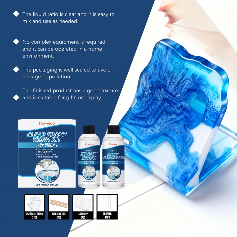 DIY Crystals Clear Epoxys Resi - Resin Art Kit With Molds review and price