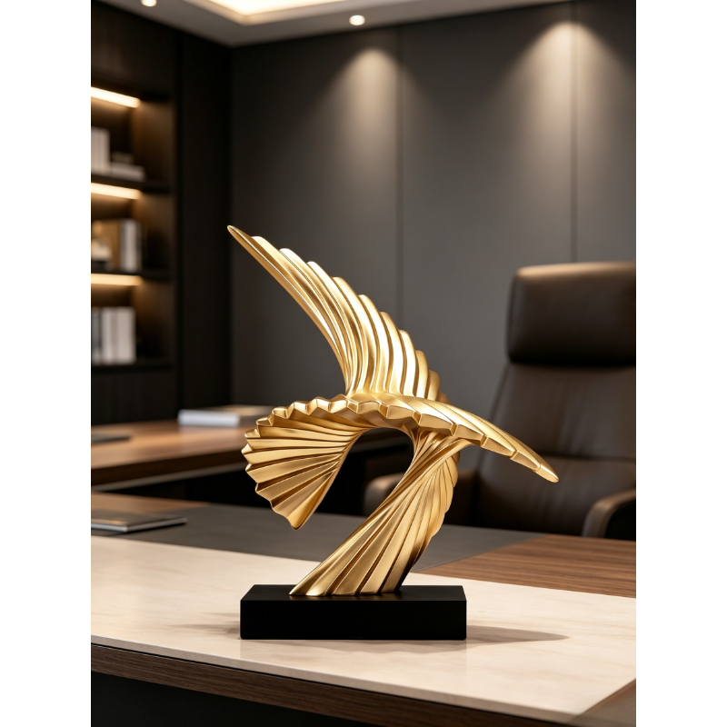 Abstract Golden Eagle Sculptur - Resin Art Business review and price