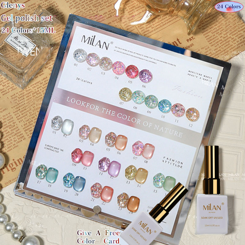 Glenys 24 color nail polish gl - Resin Art Learning review and price