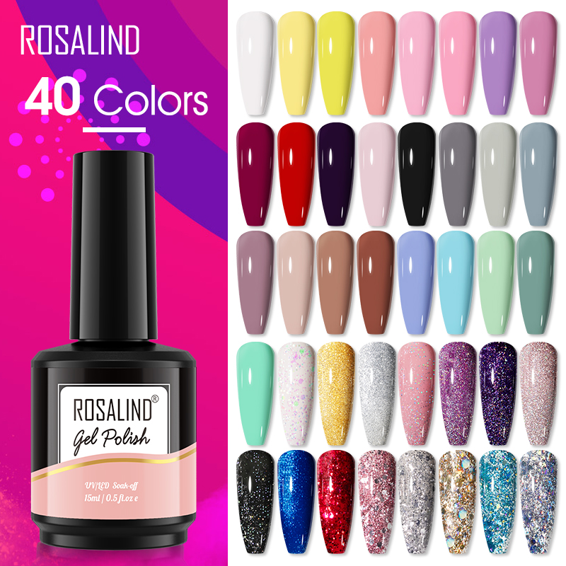 ROSALIND 15ML Glitter Nail Gel - Resin Art Varnish review and price